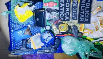 Polícia apreende armas e drogas na Operação Balnear em Bom Jesus.