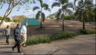 Prefeito Dr. Pessoa e parque do secretariado participa da visita