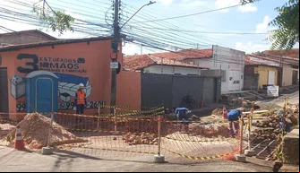 Obra de drenagem