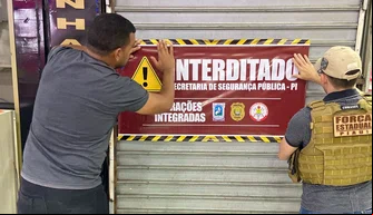 Interdição de lojas