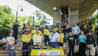 Lançamento da campanha Maio Amarelo