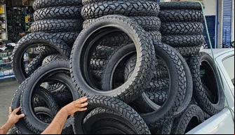 Pneus apreendidos durante fiscalização do Imepi